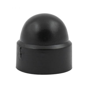 Bouwkern hoenderdaal m6 afdekkap voor moeren en bouten - zwart kunststof (per 50 stuks)