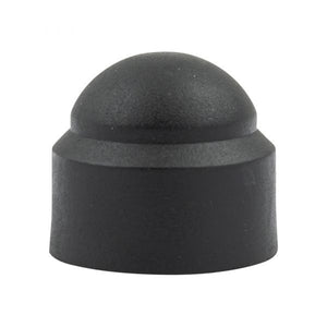 Bouwkern afdekkappen zeskant m12 zwart 50 stuks