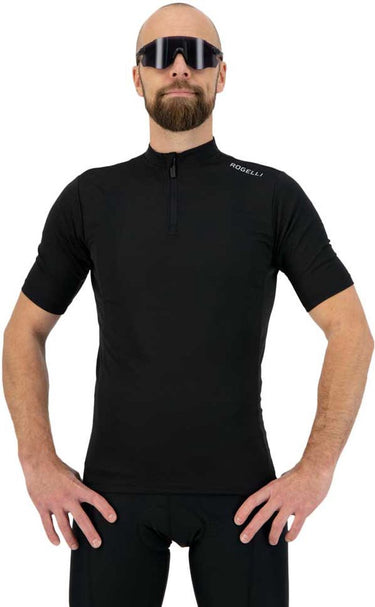 Rogelli core fietsshirt heren - korte mouwen - zwart - l
