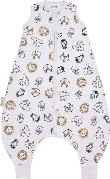 Meyco baby animal baby zomer slaapoverall jumper - multicolour - 80cm - 0.5 tog