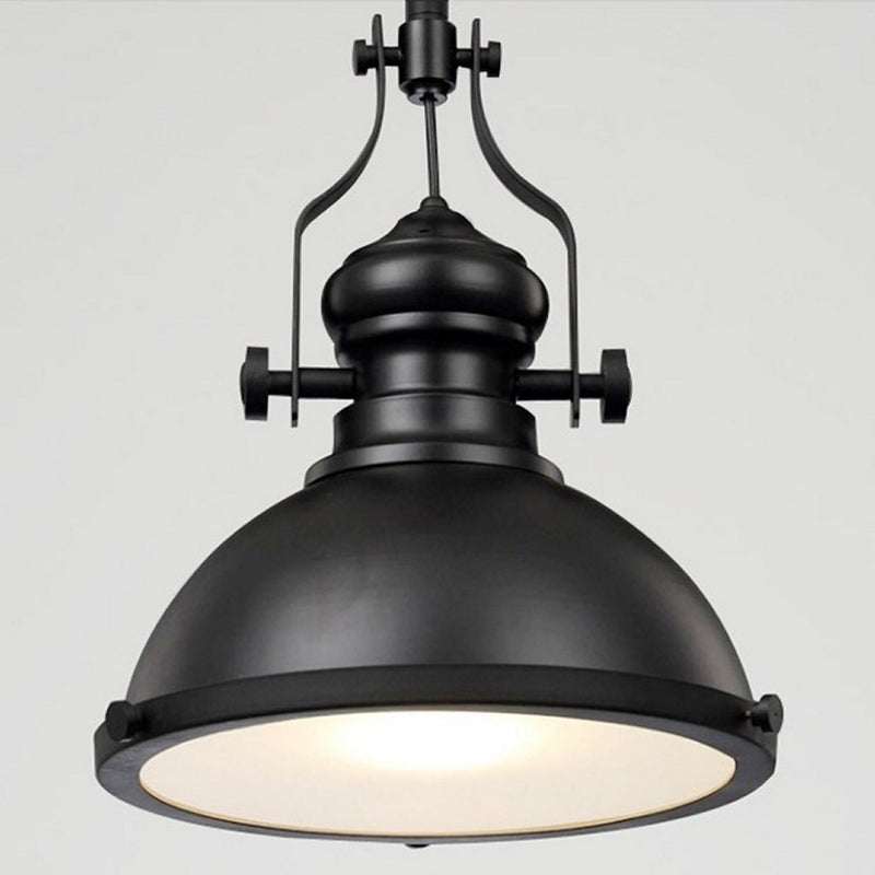 Afbeelding laden in galerijviewer, Homestyle pro mk102-wb industriële hanglamp 32x35 cm zwart wit metaal
