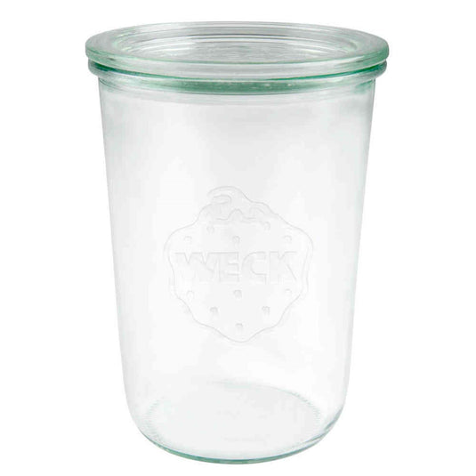 Weck stort glas met deksel (850ml) 3 4l 6 stuks