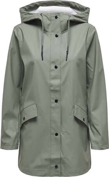 Only jas onlelisa raincoat otw noos 15261734 agave green dames maat - l