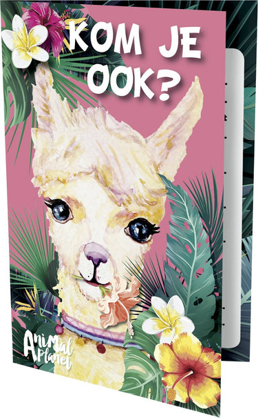 Imagegroup uitnodigingskaarten - alpaca - 6st.