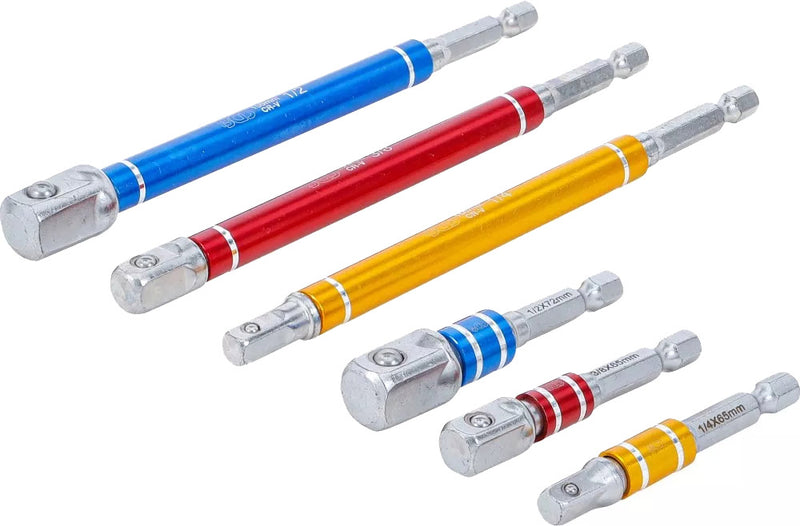 Afbeelding laden in galerijviewer, Bgs technic adapter set for drills 1 4 , 3 8 , 1 2
