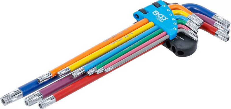 Afbeelding laden in galerijviewer, Bgs technic hex key set extra long for torx with hole 9-piece set
