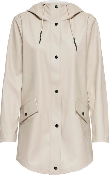 Only jas onlelisa raincoat otw noos 15261734 silver lining dames maat - xl