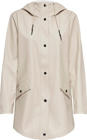 Only jas onlelisa raincoat otw noos 15261734 silver lining dames maat - xl
