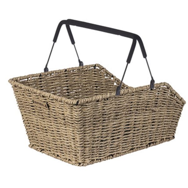 Afbeelding laden in galerijviewer, Basil fietsmand cento rattan look multi system 40 x 25 x 12 cm - seagrass
