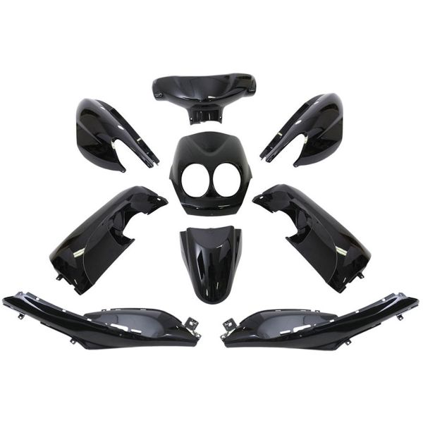 Afbeelding laden in galerijviewer, Edge plaatset 9-delig voor yamaha neo's - bouwjaar 2008 - 2011 - 2 en 4 takt model - metallic zwart
