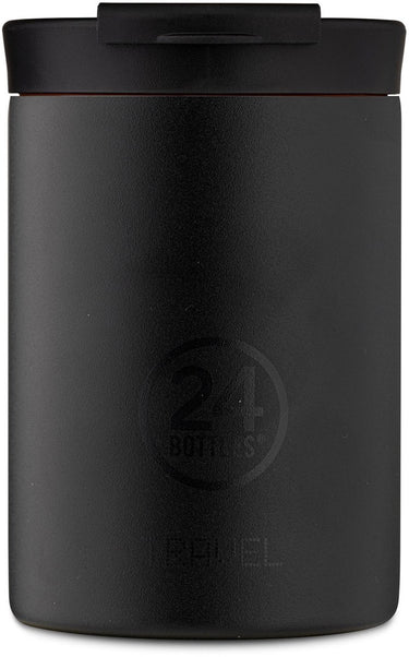 24bottles 24 bottles travel tumbler tuxedo black 350ml rvs thermosbeker duurzaam