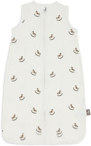 Jollein baby slaapzak zomer jersey rib 90cm - nostalgic ride - zomerslaapzak