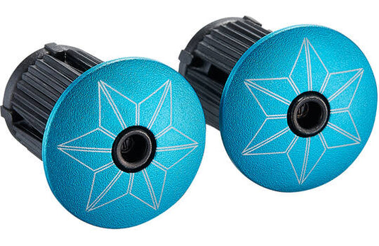 Supacaz - super sticky kush star fade stuurlint zwart neon blauw