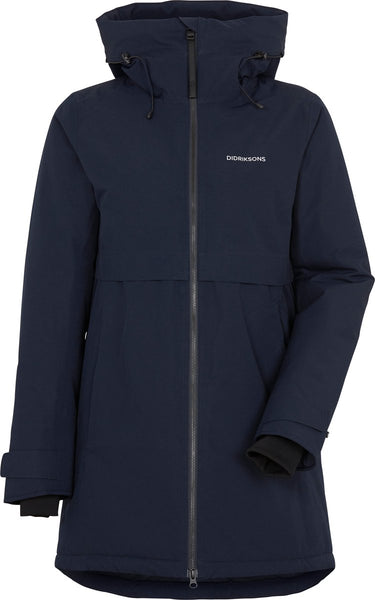 Didriksons helle wns parka 6 dames outdoorjas - dark night blue