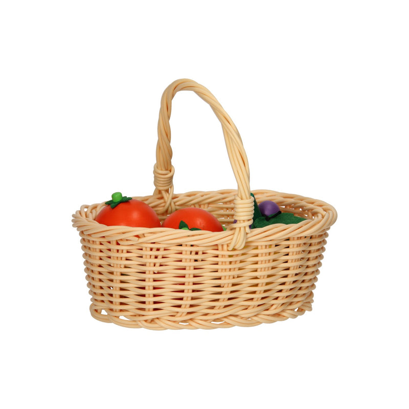 Afbeelding laden in galerijviewer, Pic houten fruit in knickmand, 7dlg.
