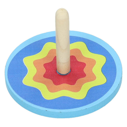 Lobbes houten tol, ø 7cm