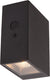 Lucide bolton - wandlamp - zonne-energie - led dimbaar - 1x1w 3000k - ip54 - beweging dag nacht sensor - zwart