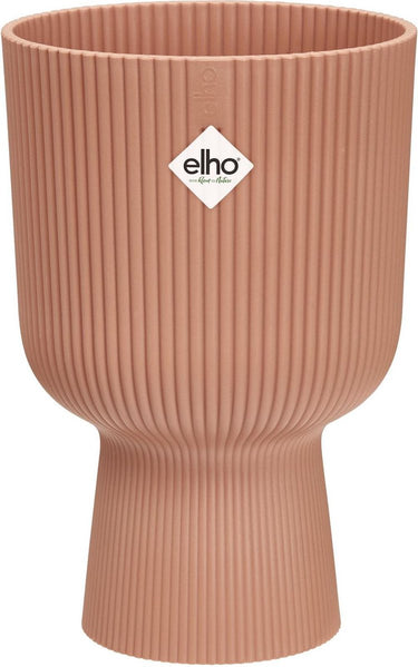 Elho vibes fold coupe 14 - bloempot voor binnen - 100% gerecycled plastic - ø 13.9 x h 21.0 cm - delicaat roze