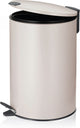Kela pedaal afvalemmer, 12 l, beige - | mats