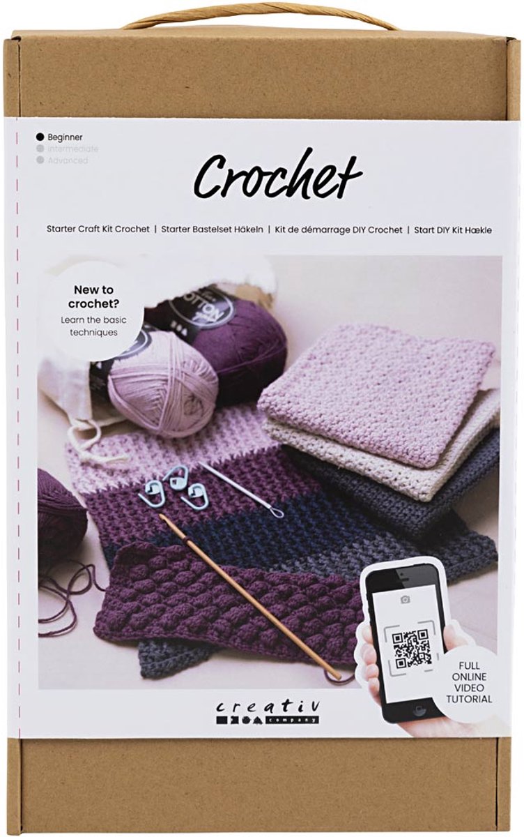 Afbeelding laden in galerijviewer, Creativ company https: www.cchobby.nl starter-hobbyset-haken-1-doos
