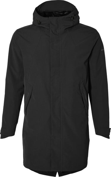 Basil regenparka mosse heren jet black m