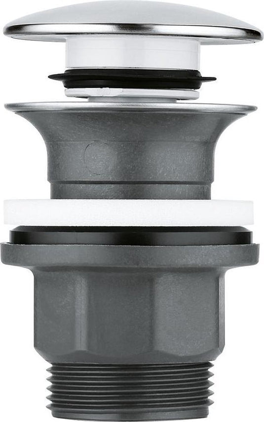 Grohe push open waste