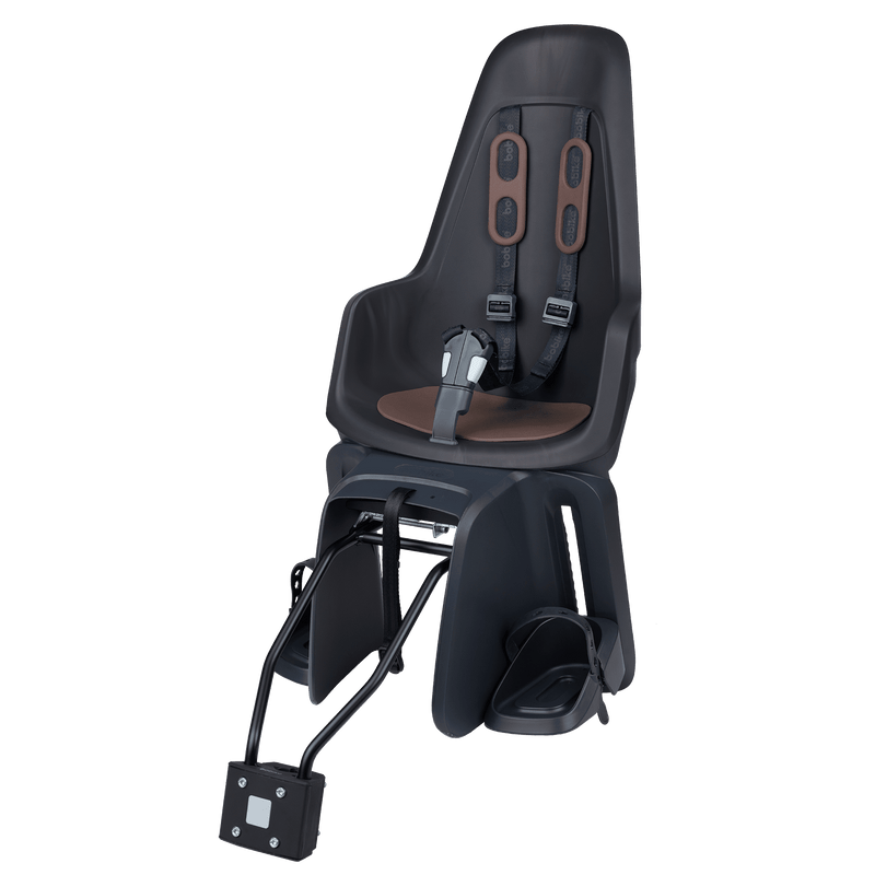 Afbeelding laden in galerijviewer, Bobike Kinderzitje achter One met frameen dragerbevestiging black brown

