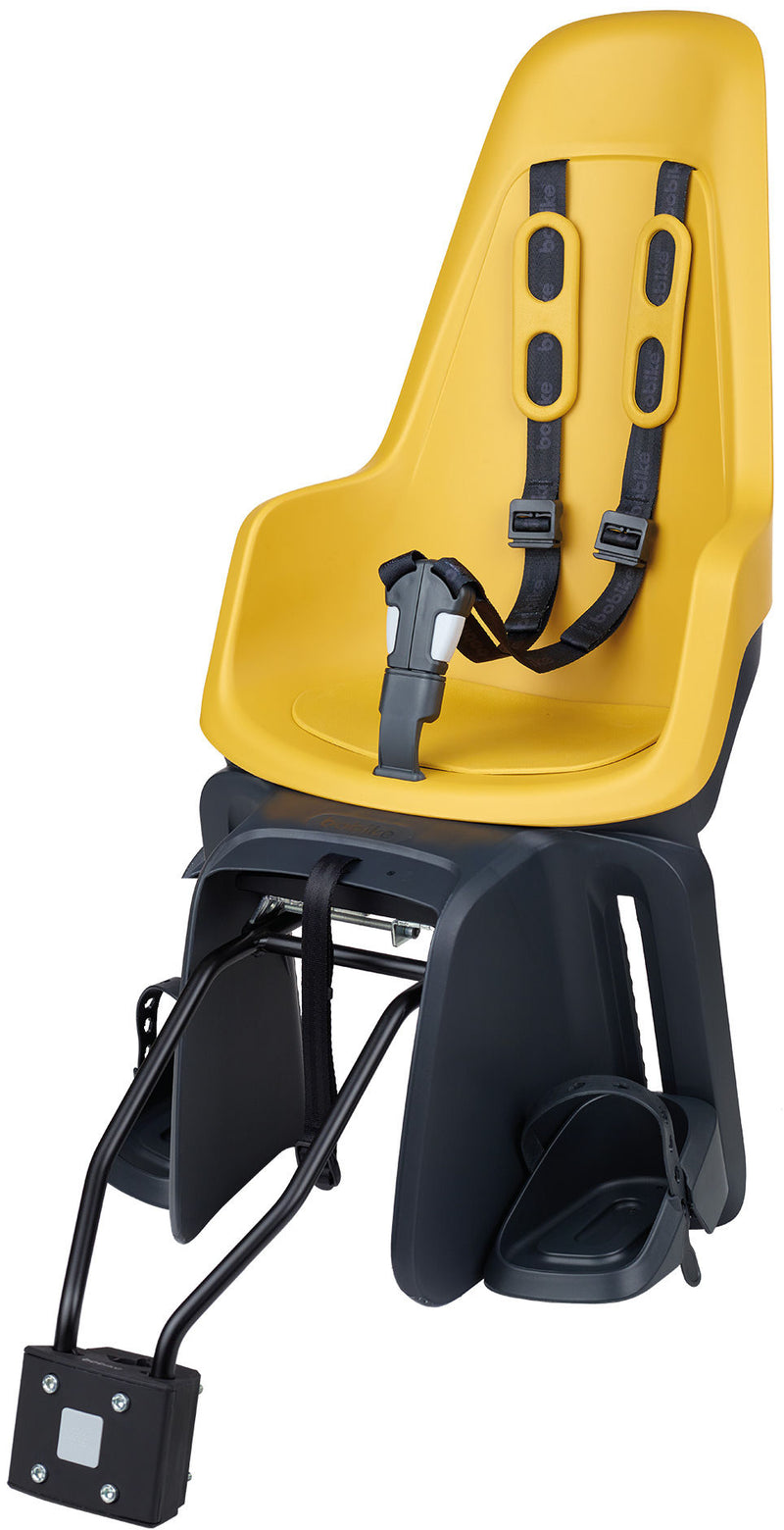 Afbeelding laden in galerijviewer, Bobike Kinderzitje achter One Maxi 1P met framebevestiging mighty mustard
