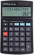 Maul bureaurekenmachine mtl 600 lcd-scherm 2-regelig, 12 cijfers solar batterij 17 x 10.3 x 2.6 cm zwart