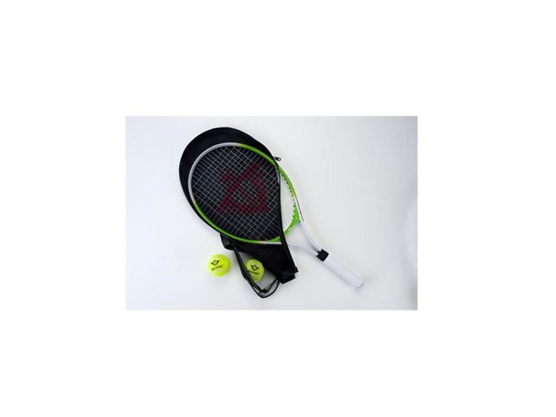 Afbeelding laden in galerijviewer, Engelhart tennisracket met hoes en 2 ballen - groen
