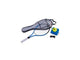 Engelhart racketball set – tennisracket 21” blauw met tennistrainer en bal – inclusief hoes – rebound trainingsset voor beginners en oefening –