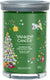 Yankee candle - shimmering christmas tree large tumbler geurkaars - 100 branduren - twee lonten