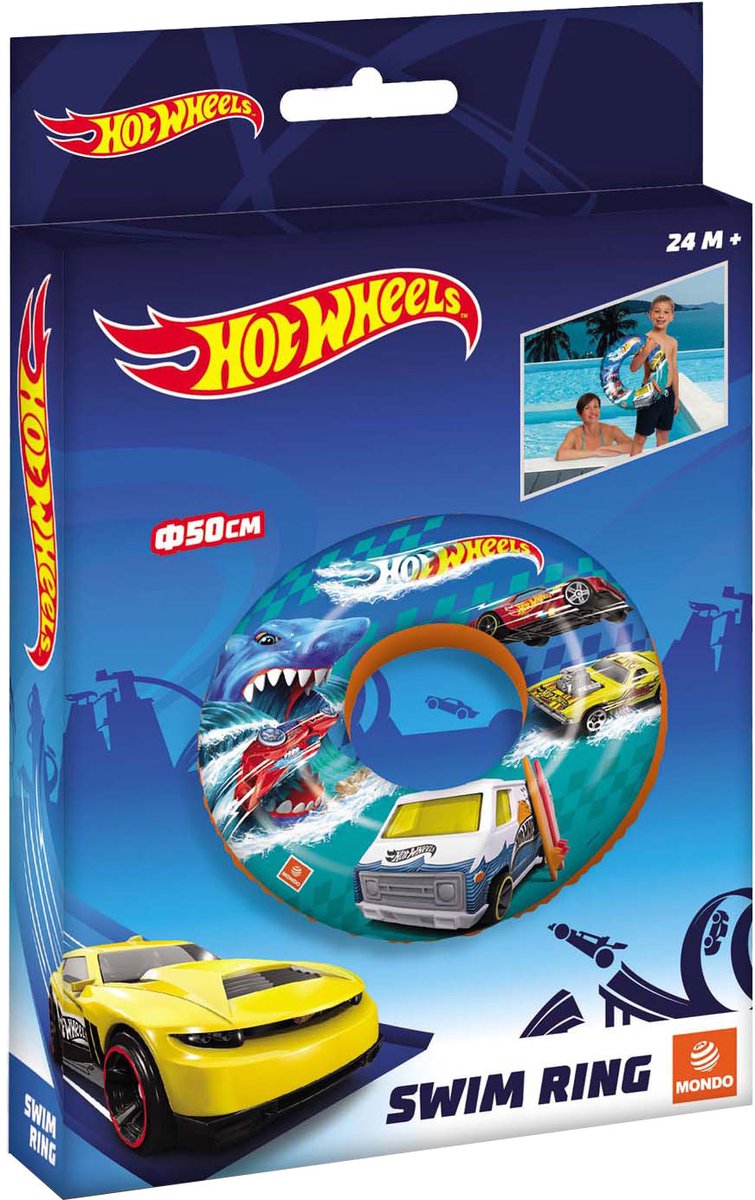 Afbeelding laden in galerijviewer, Mondo zwemring hot wheels, 50cm
