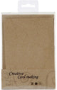 Creativ company cc blank cards with envelope, card size 10,5x15 cm, envelope size 11,5x16,5 cm, natural, 10 set 1 pack