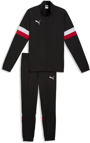 Puma individualrise tracksuit heren trainingspak - black- white- red