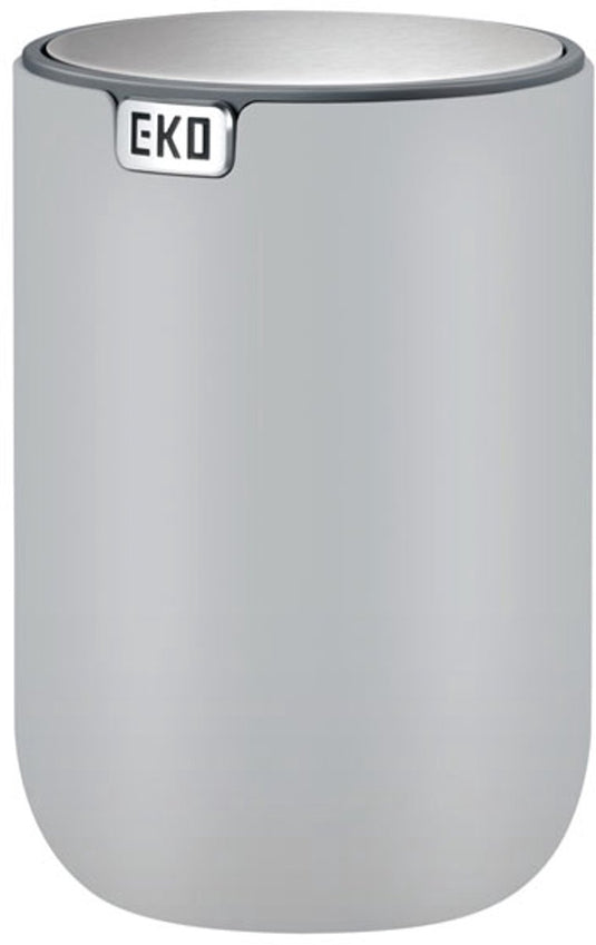 Eko - fandy tafelprullenbak 2,2 liter - grijs - kunststof