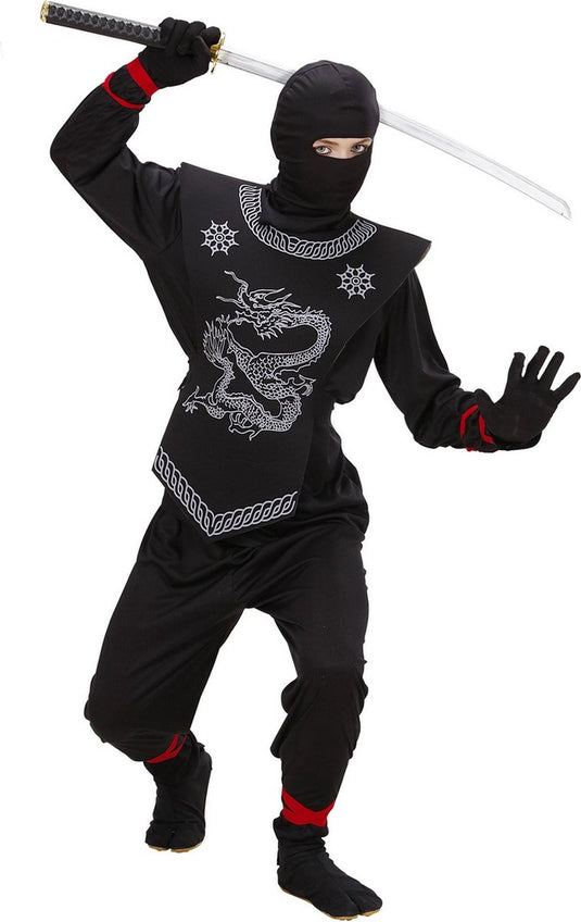 Finidi ninja pak kinderen kesio zwart 158