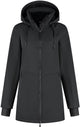 Kjelvik maren dames outdoorjas - black