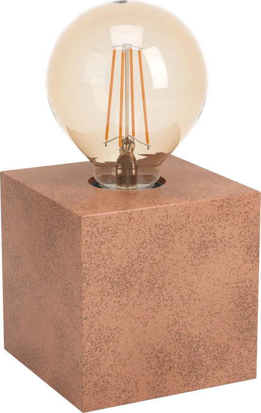 Eglo prestwick 1 tafellamp - e27 - 10 cm - roestbruin