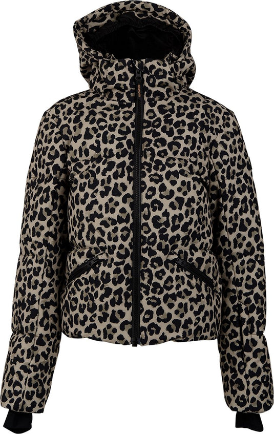 Brunotti fiasky-print meisjes ski jas | wild thing fungi 164