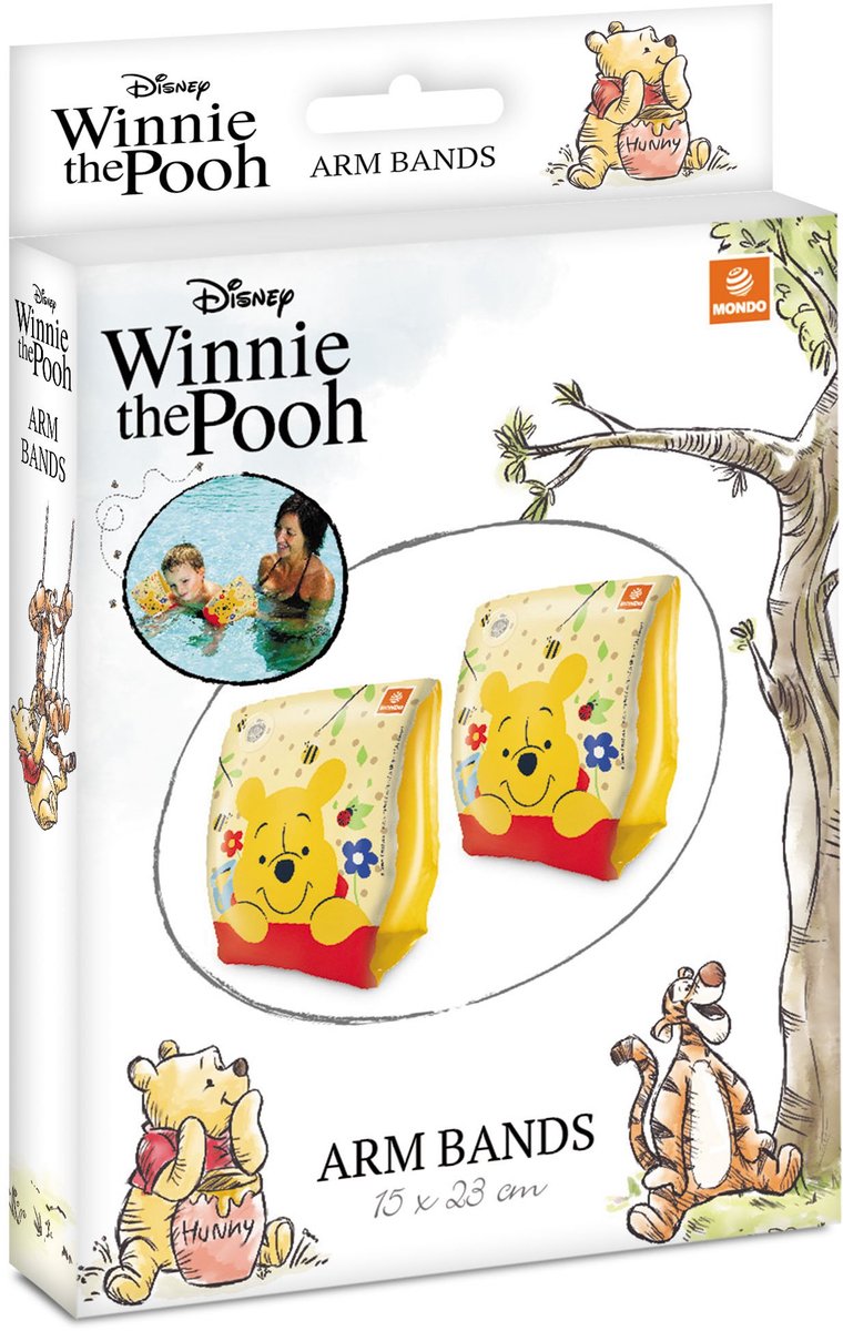 Afbeelding laden in galerijviewer, Mondo zwembandjes kinderen winnie de poeh 2-6 jaar zwembad plezier.

