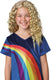 K3 verkleedaccessoire - pruik julia - met glitter extensions en speld