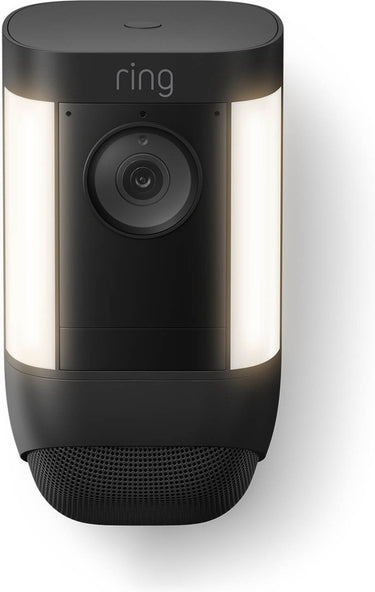 Ring spotlight cam pro - plug-in - 2k video - zwart