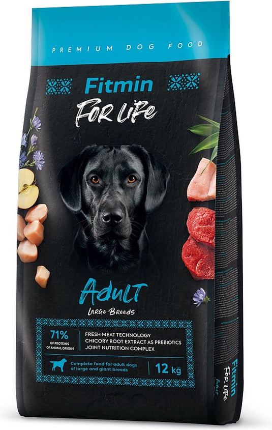 Fitmin for life dog adult grote rassen 12kg
