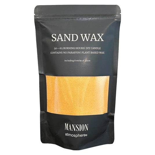 Cosydecor mansion atmosphere sand wax beige 500g ziplock zak met 8 lonten