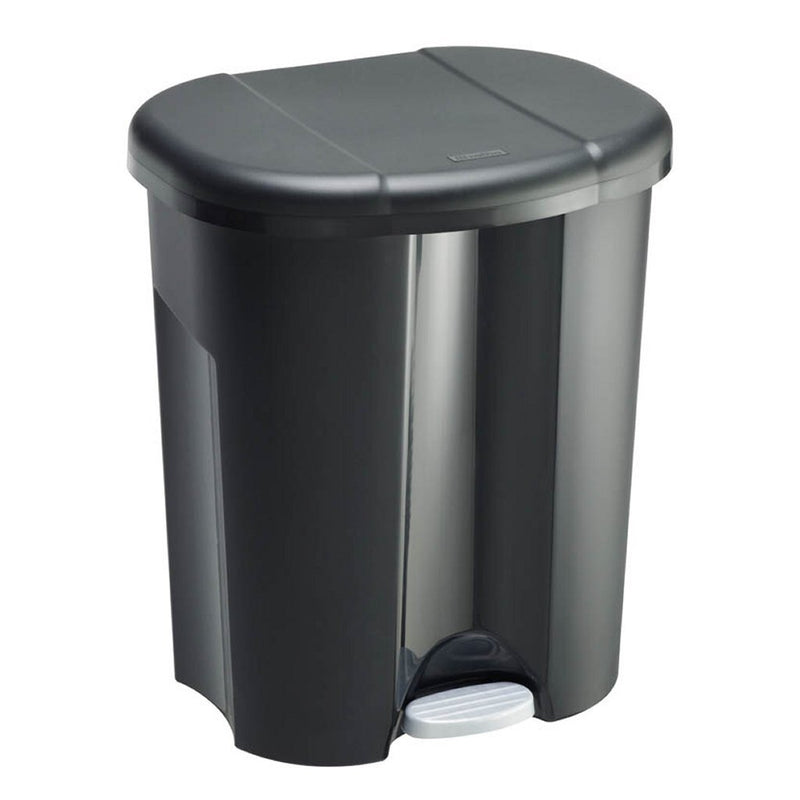 Afbeelding laden in galerijviewer, Rotho trio afvalscheider, 1x10l en 2x15l - zwart - bpa-vrij
