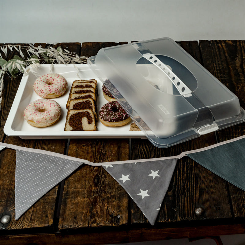 Afbeelding laden in galerijviewer, Rotho john partybutler -serveertray large wit
