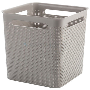 Rotho brisen opbergmand 29.1x29.1x28.1 cm 18l cappuccino