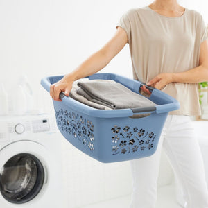 Rotho flowers wasmand 50l horizon blauw