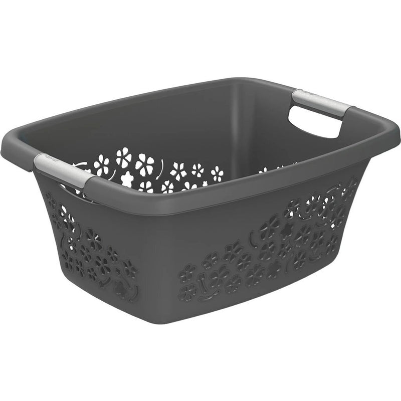 Afbeelding laden in galerijviewer, Rotho flowers wasmand 25l antraciet
